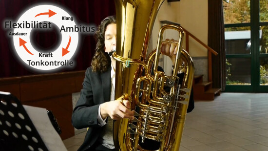 Kursfoto von tonBildung (F-Tuba)