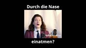 Mund- oder Nasenatmung?